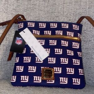 Dooney & Bourke Blue and White Crossbody Bag